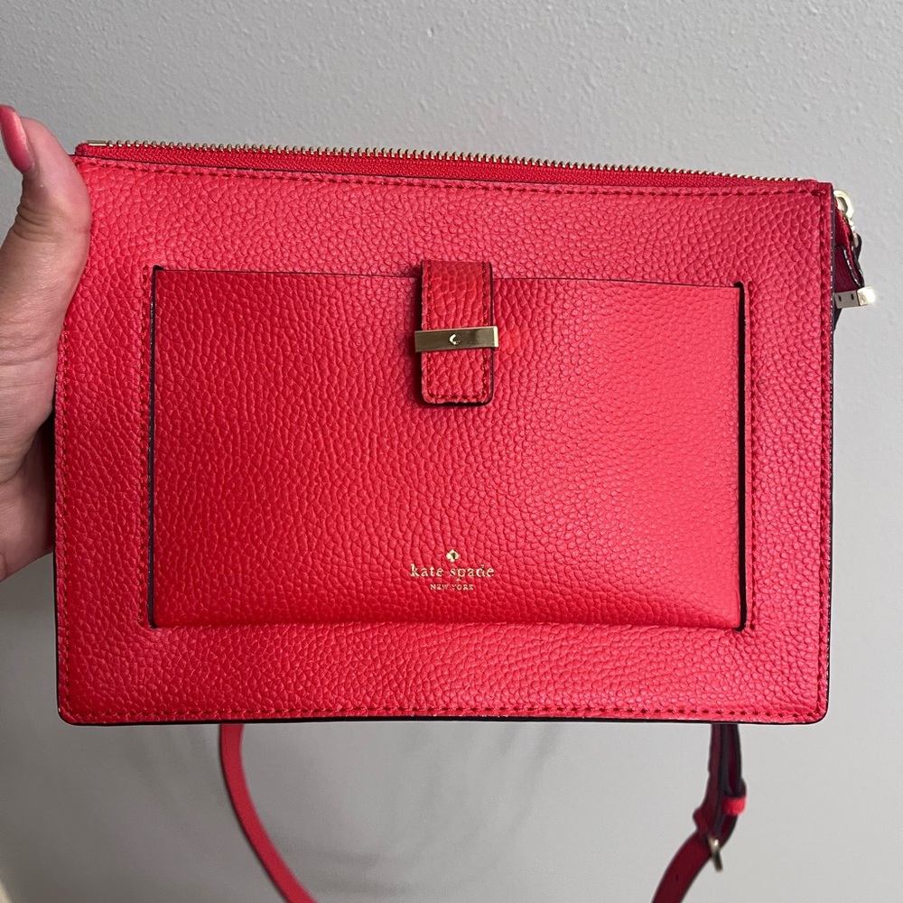 Kate Spade Vibrant Orange Crossbody Bag